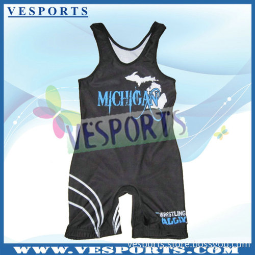 Cheap Custom Sublimated Wrestling Singlets